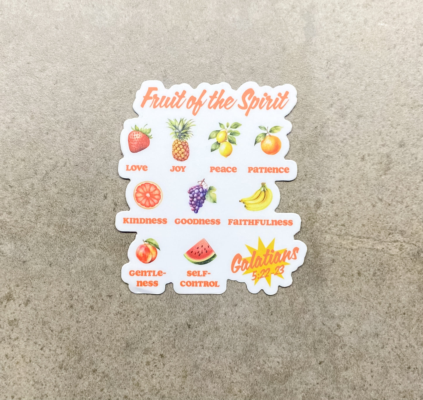 Fruit of the Spirit Sticker