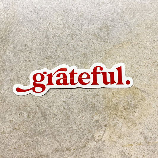 Grateful Sticker - Natalia Naomi Brand