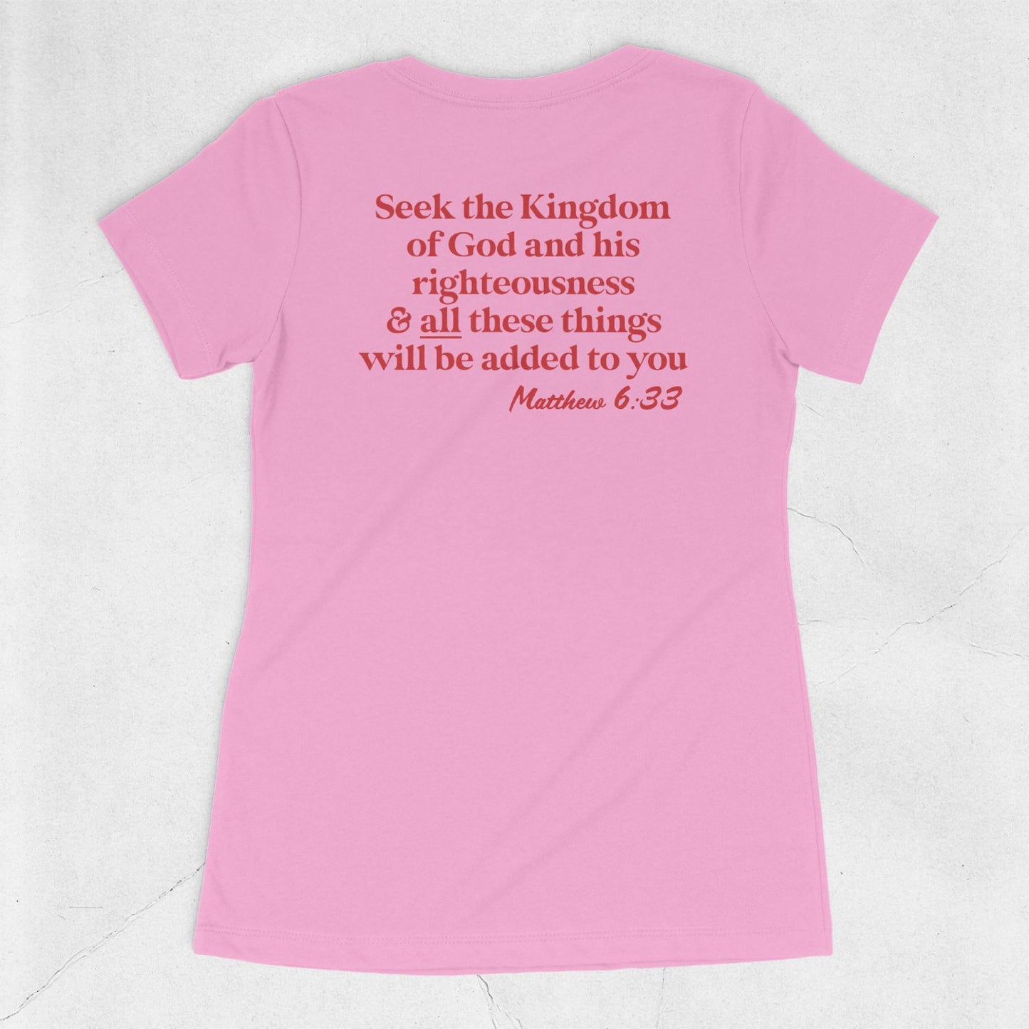 Seek the Kingdom- V-neck - Natalia Naomi Brand