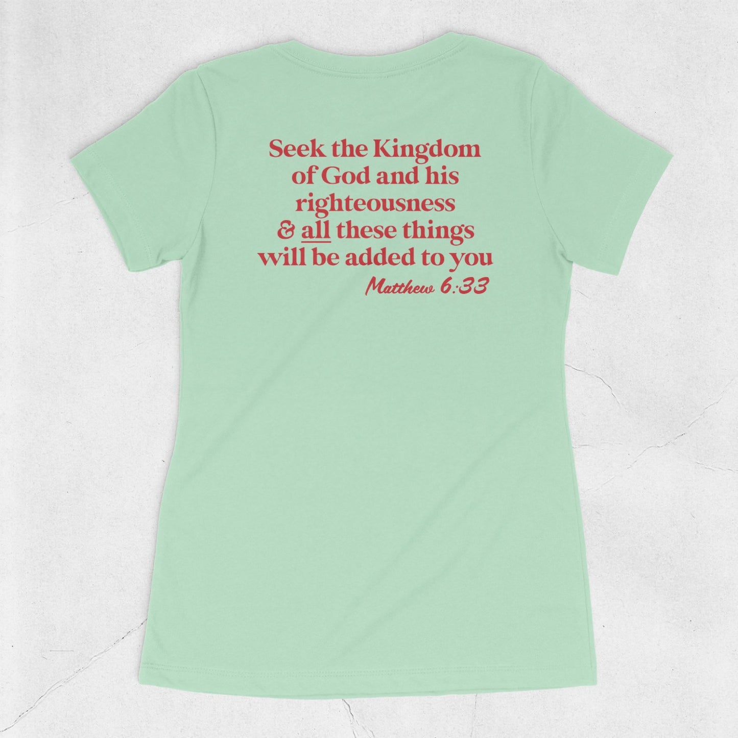 Seek the Kingdom- V-neck - Natalia Naomi Brand