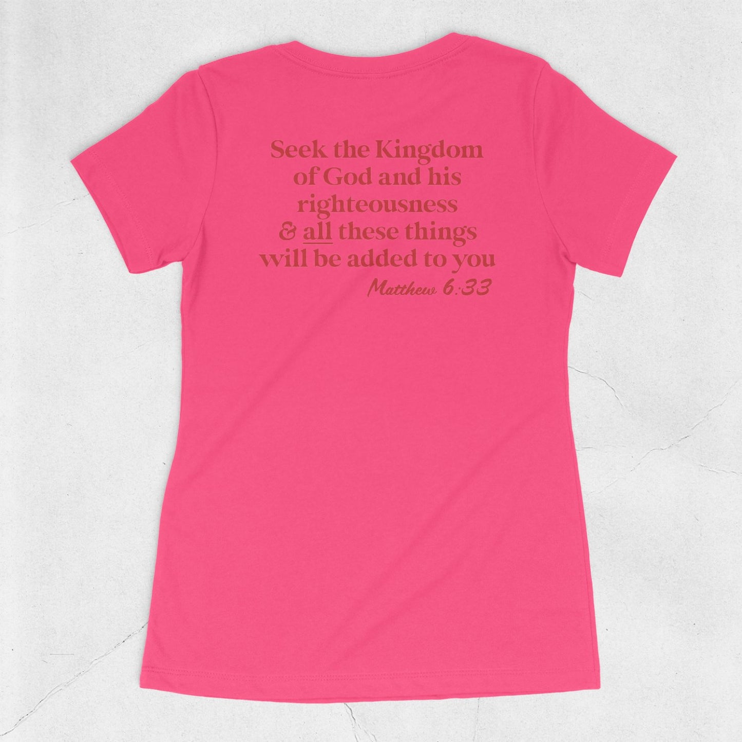Seek the Kingdom- V-neck - Natalia Naomi Brand