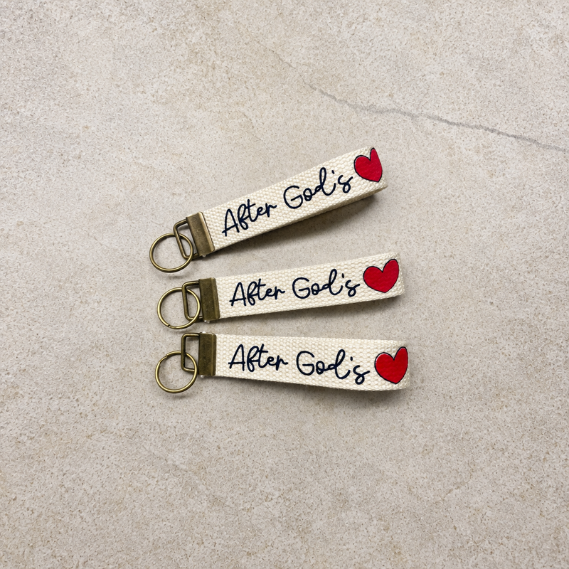 After God’s Heart Key Fob - Natalia Naomi Brand