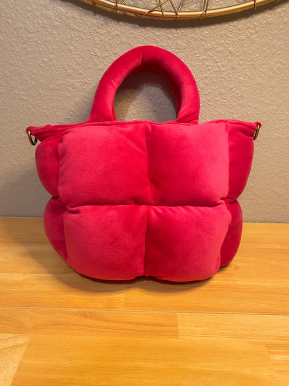 Hot Pink Puffer Bag