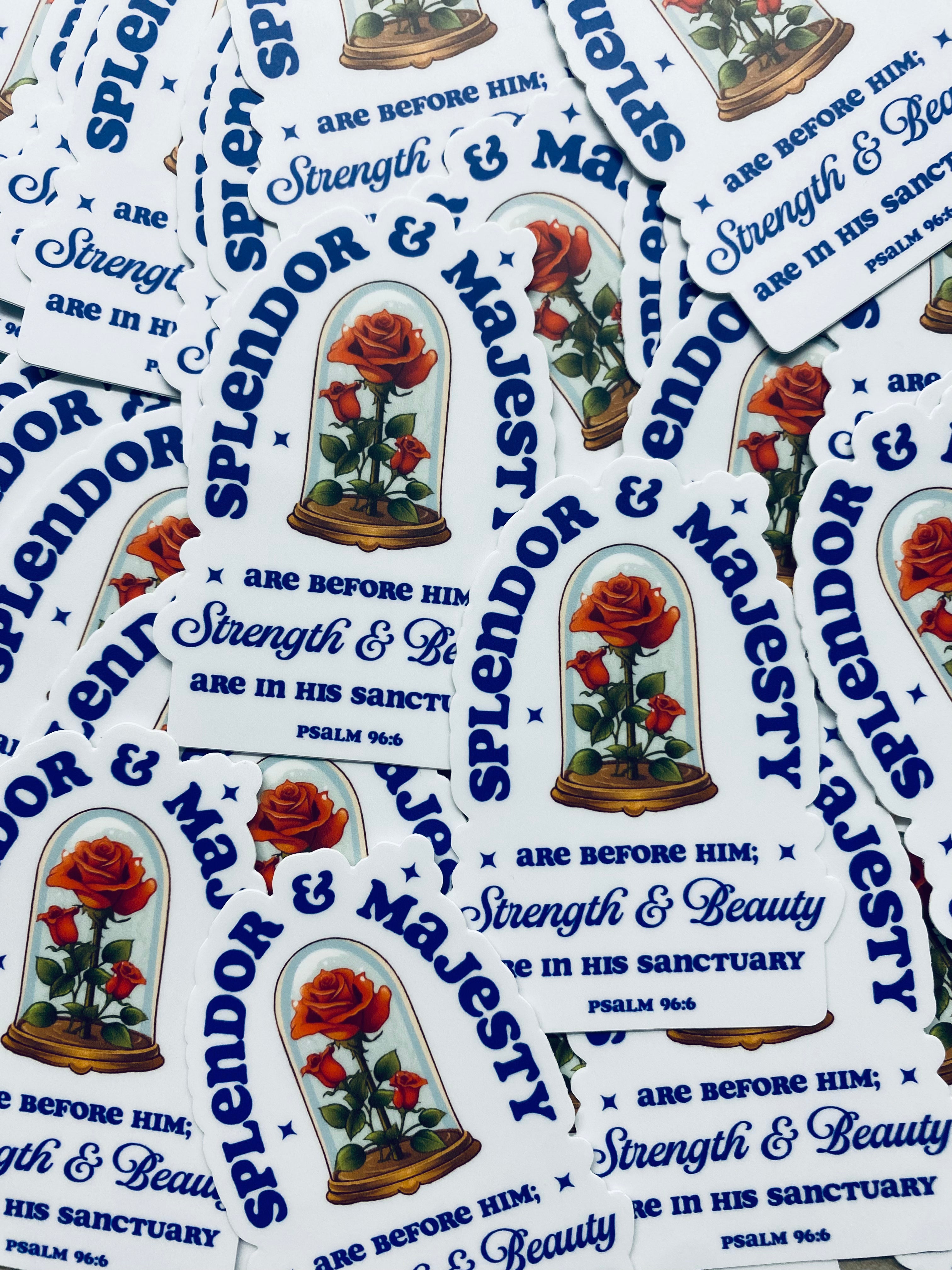Spendor & Majesty Sticker