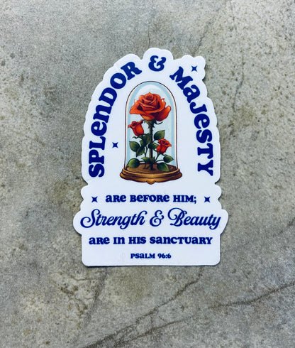 Spendor & Majesty Sticker