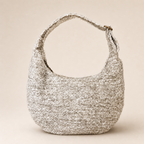The Bouclè Crescent Bag