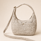 The Bouclè Crescent Bag