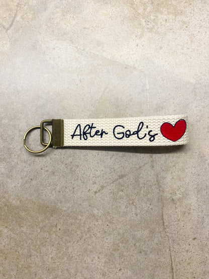 After God’s Heart Key Fob - Natalia Naomi Brand