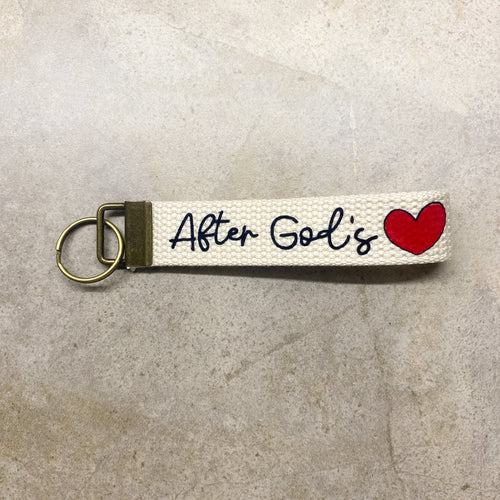 After God’s Heart Key Fob - Natalia Naomi Brand