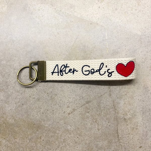 After God’s Heart Key Fob - Natalia Naomi Brand