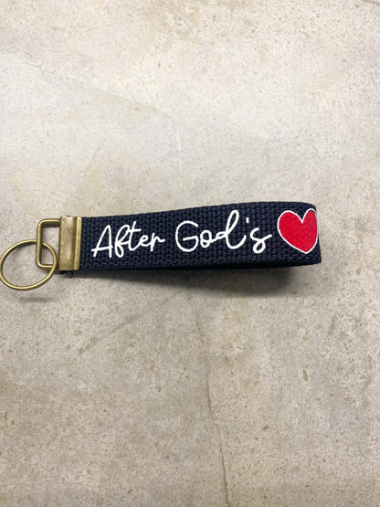 After God’s Heart Key Fob - Natalia Naomi Brand