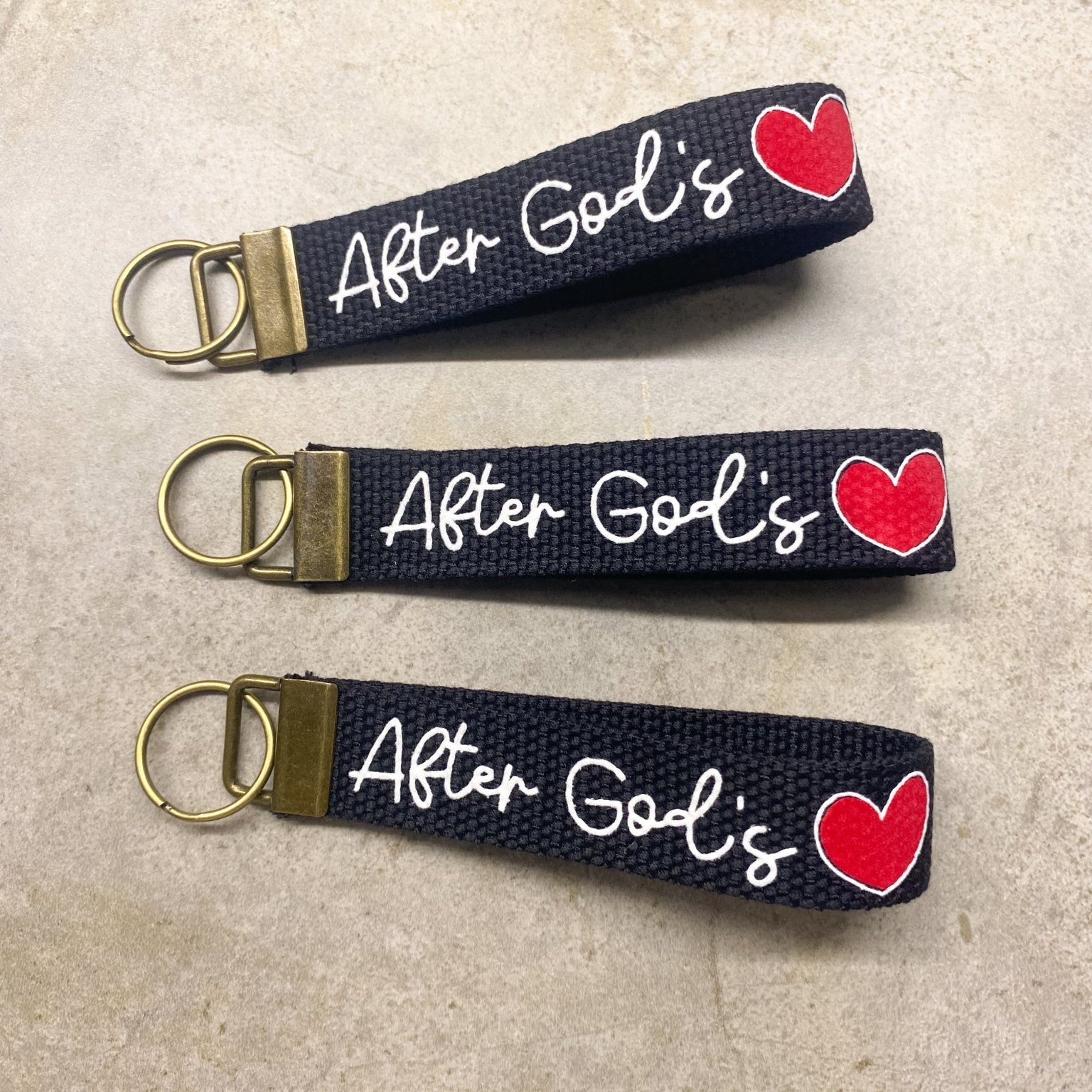 After God’s Heart Key Fob - Natalia Naomi Brand
