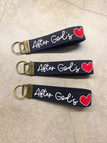 After God’s Heart Key Fob - Natalia Naomi Brand