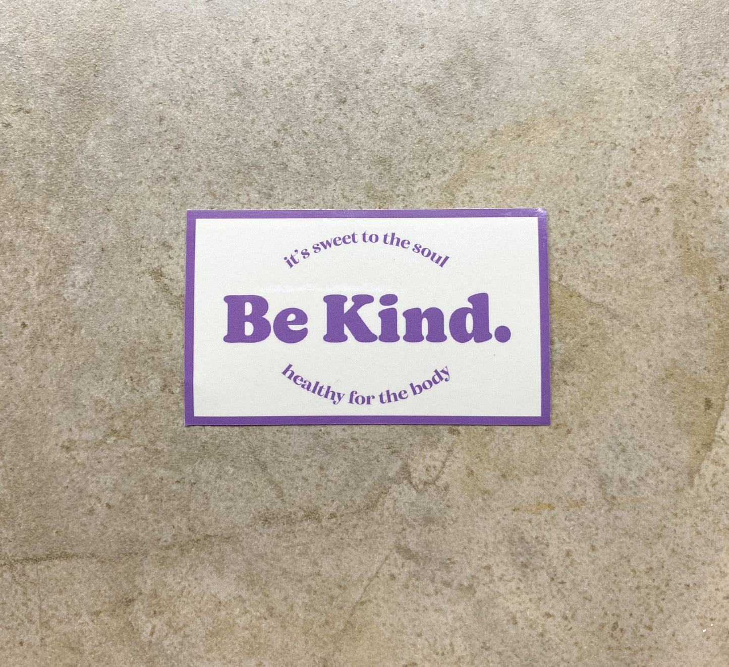 Be Kind Sticker - Natalia Naomi Brand