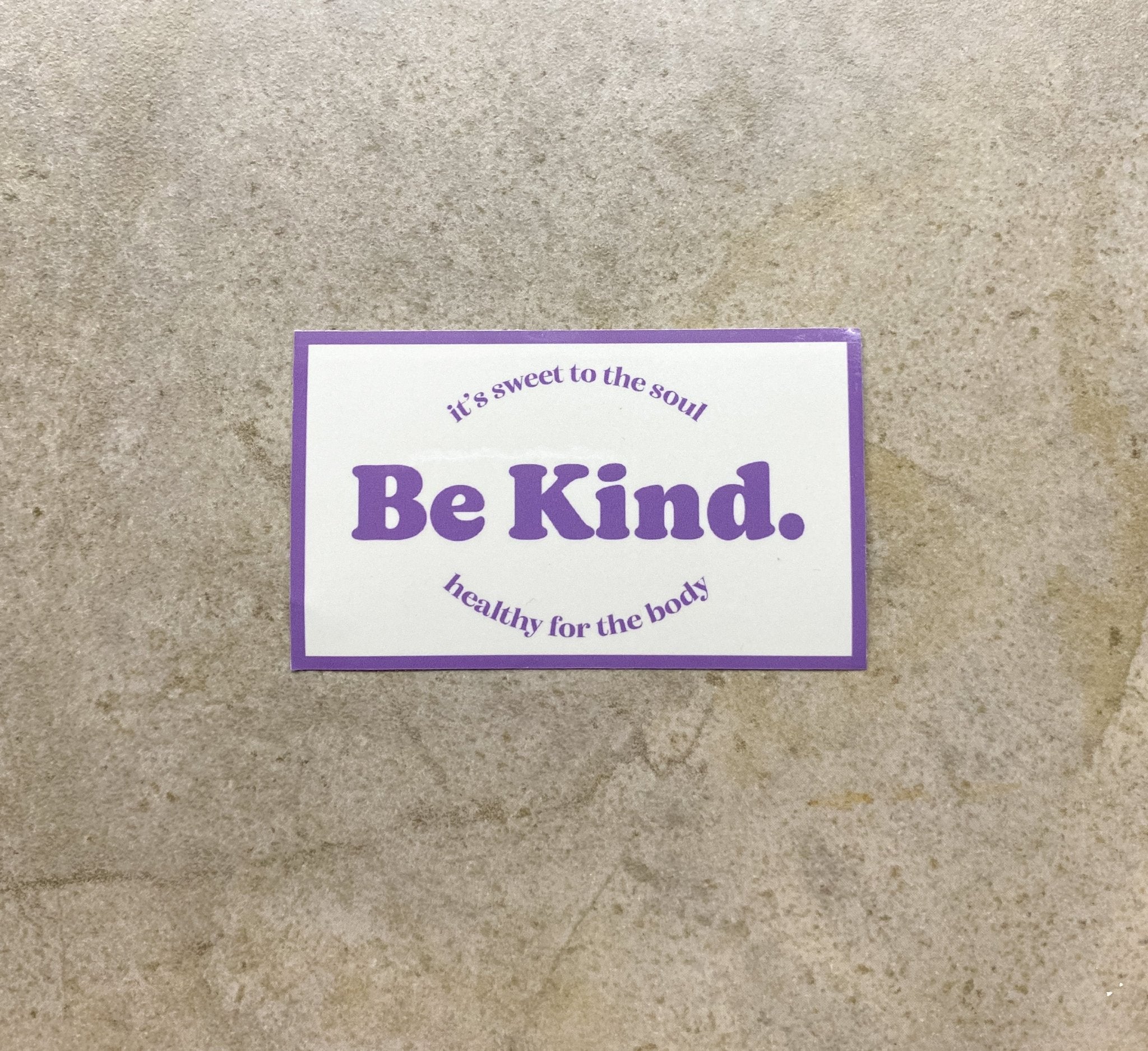 Be Kind Sticker - Natalia Naomi Brand