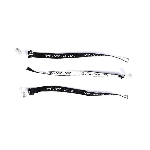 Bracelet Woven WWJD Black - Natalia Naomi Brand