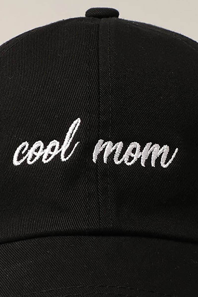 Cool mom embroidery baseball cap - Natalia Naomi Brand