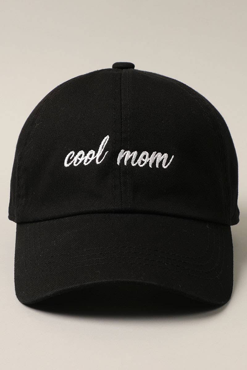 Cool mom embroidery baseball cap - Natalia Naomi Brand