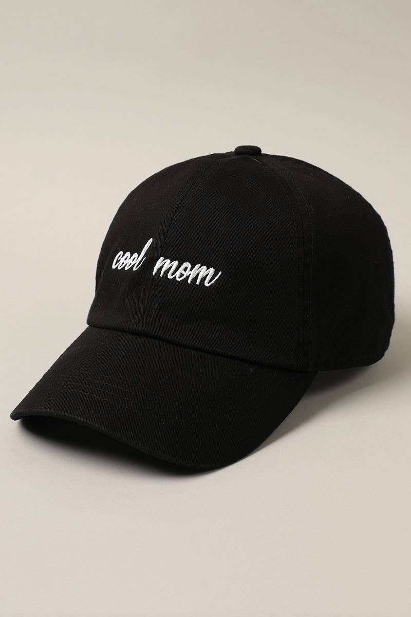 Cool mom embroidery baseball cap - Natalia Naomi Brand