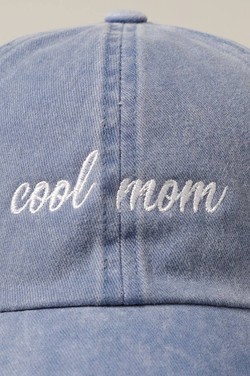 Cool mom embroidery baseball cap - Natalia Naomi Brand