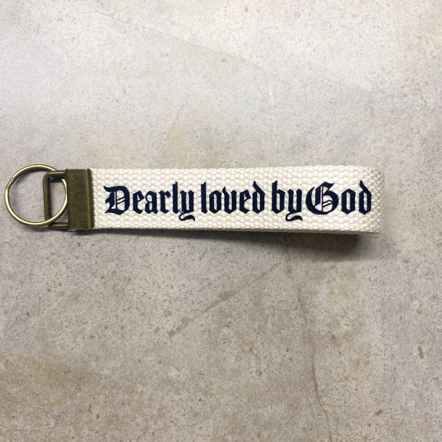 Dearly loved by God key fob - Natalia Naomi Brand
