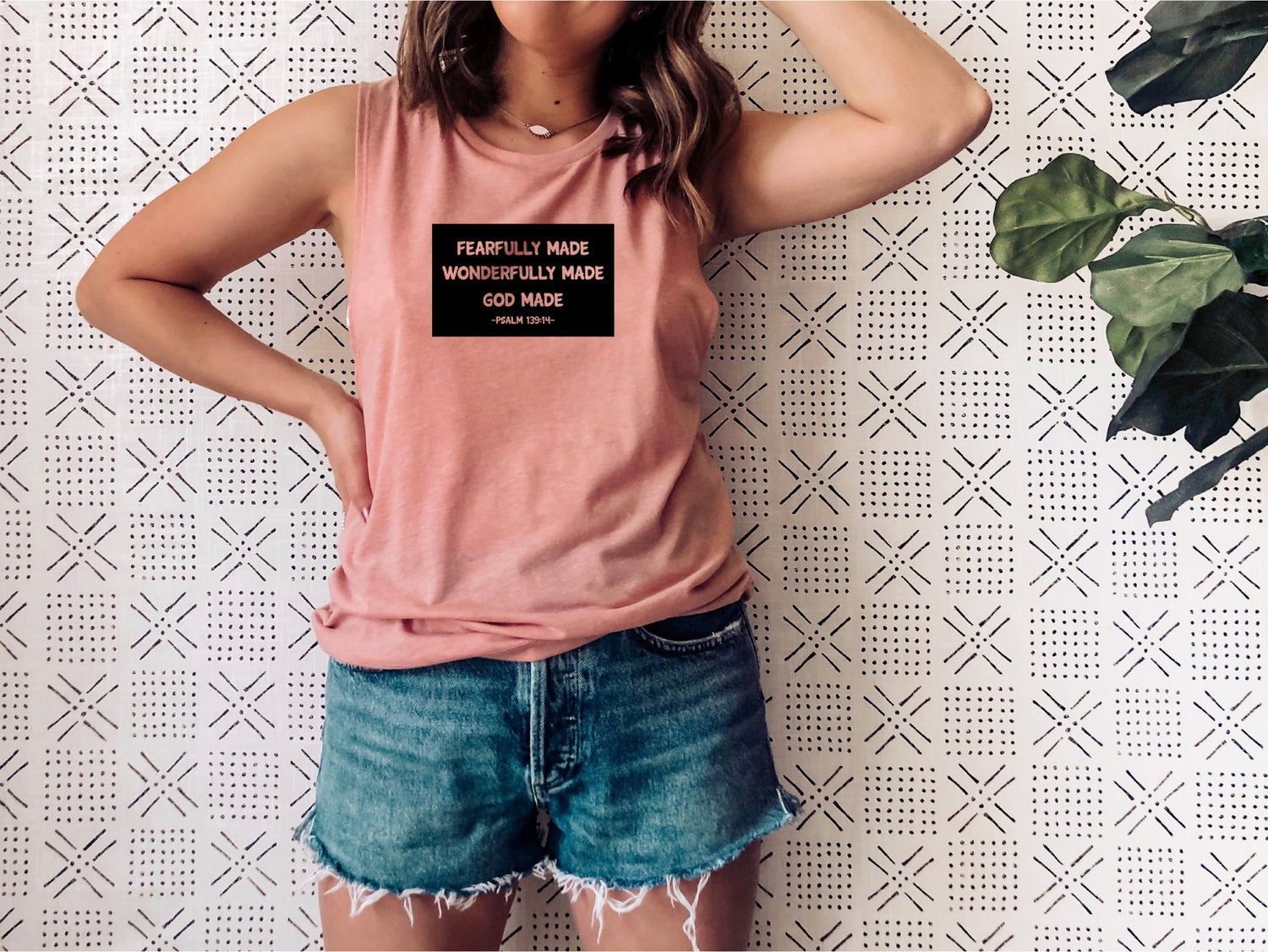 Fearfully and Wonderfully Made - Festival Muscle Tee - Natalia Naomi Brand