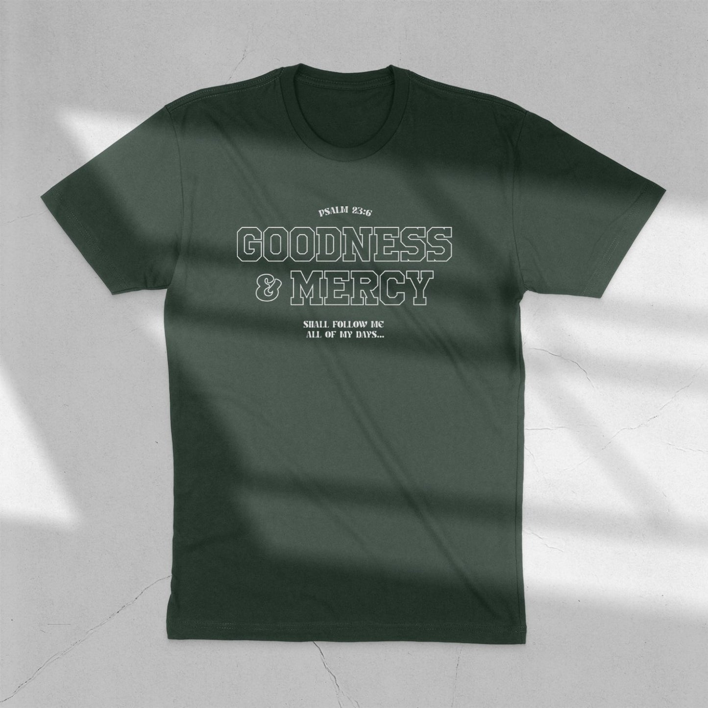 Goodness and Mercy T-shirt - Natalia Naomi Brand