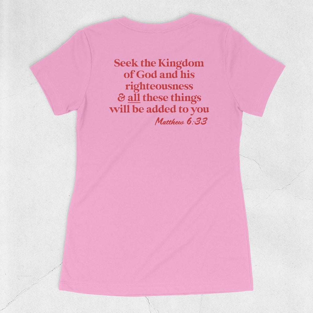 Seek the Kingdom- V-neck - Natalia Naomi Brand