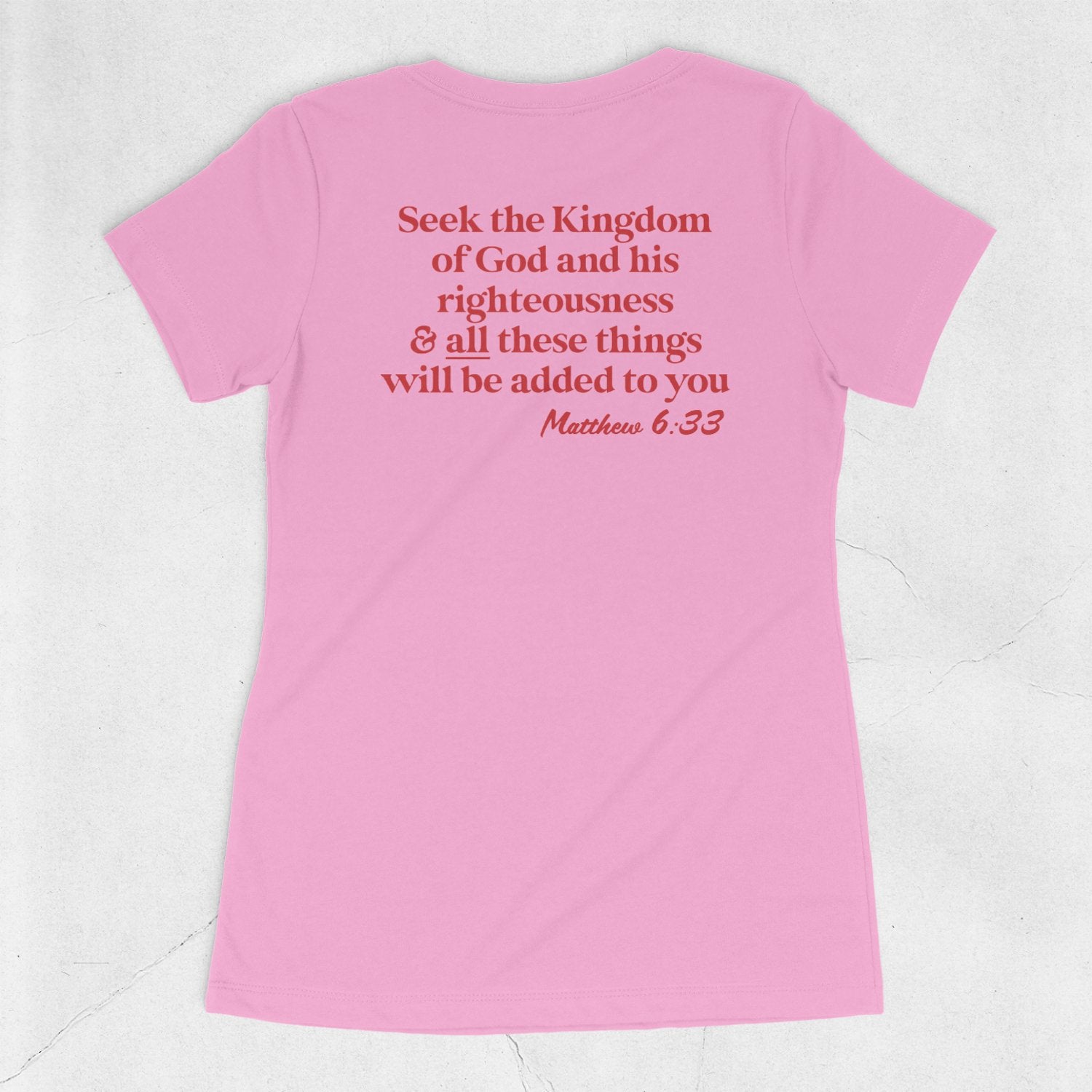 Seek the Kingdom- V-neck - Natalia Naomi Brand