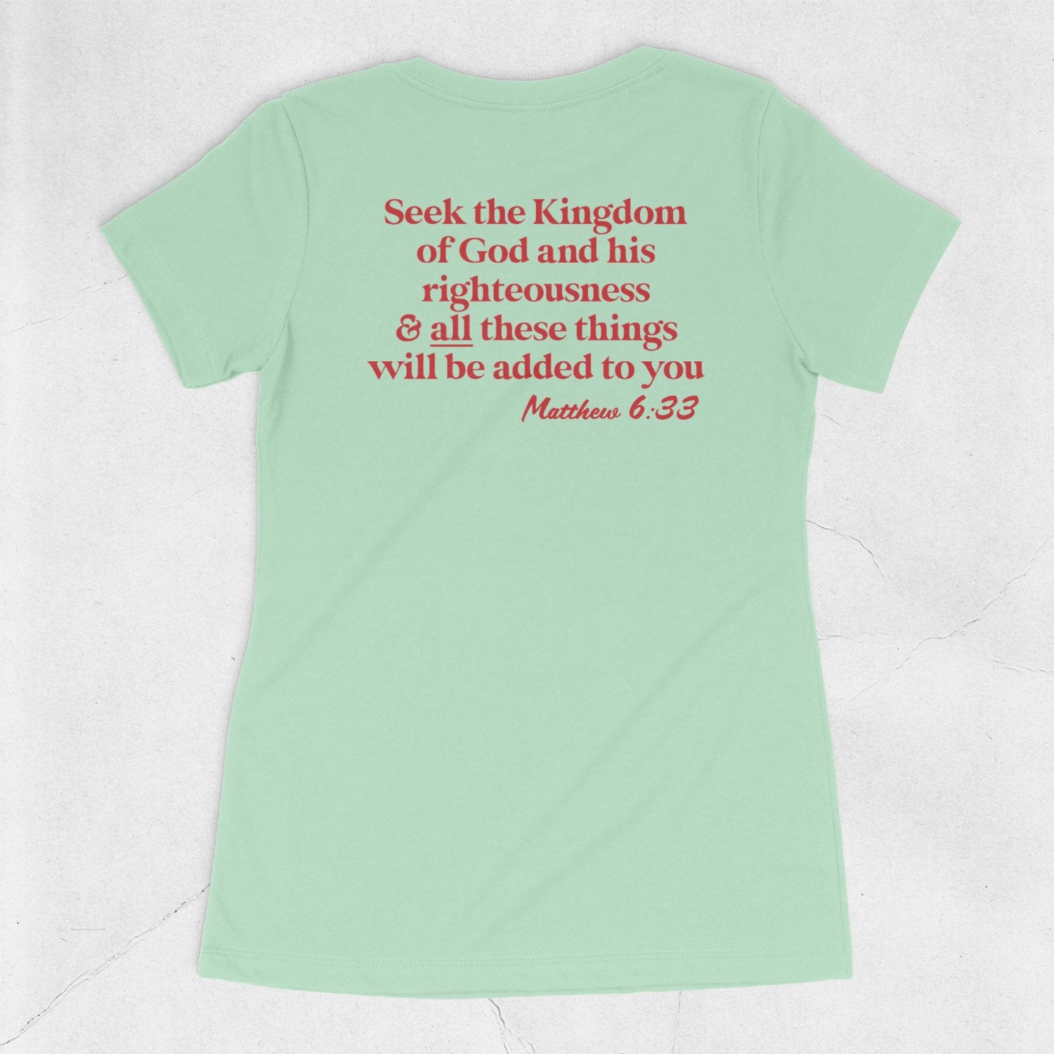 Seek the Kingdom- V-neck - Natalia Naomi Brand