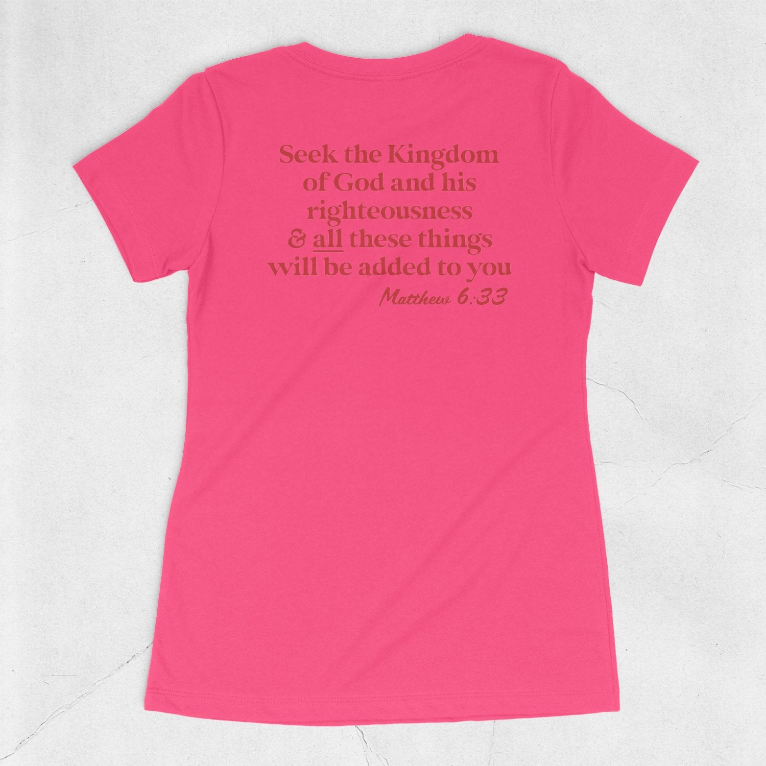 Seek the Kingdom- V-neck - Natalia Naomi Brand
