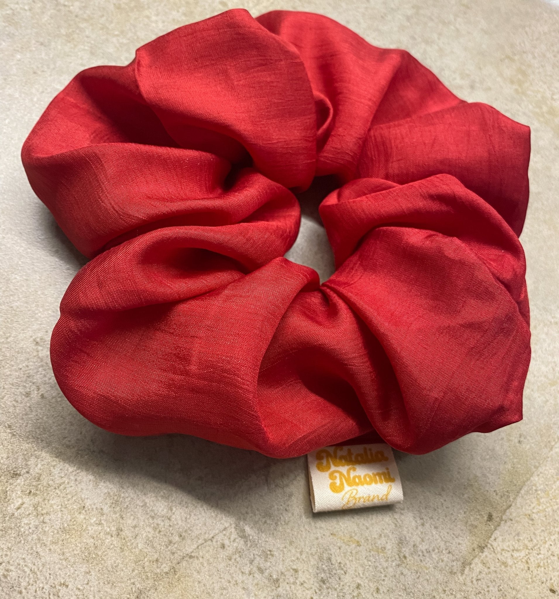 Silk Scrunchie- Rose - Natalia Naomi Brand