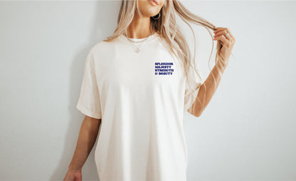Splendor & Majesty T-shirt - Ivory - Natalia Naomi Brand