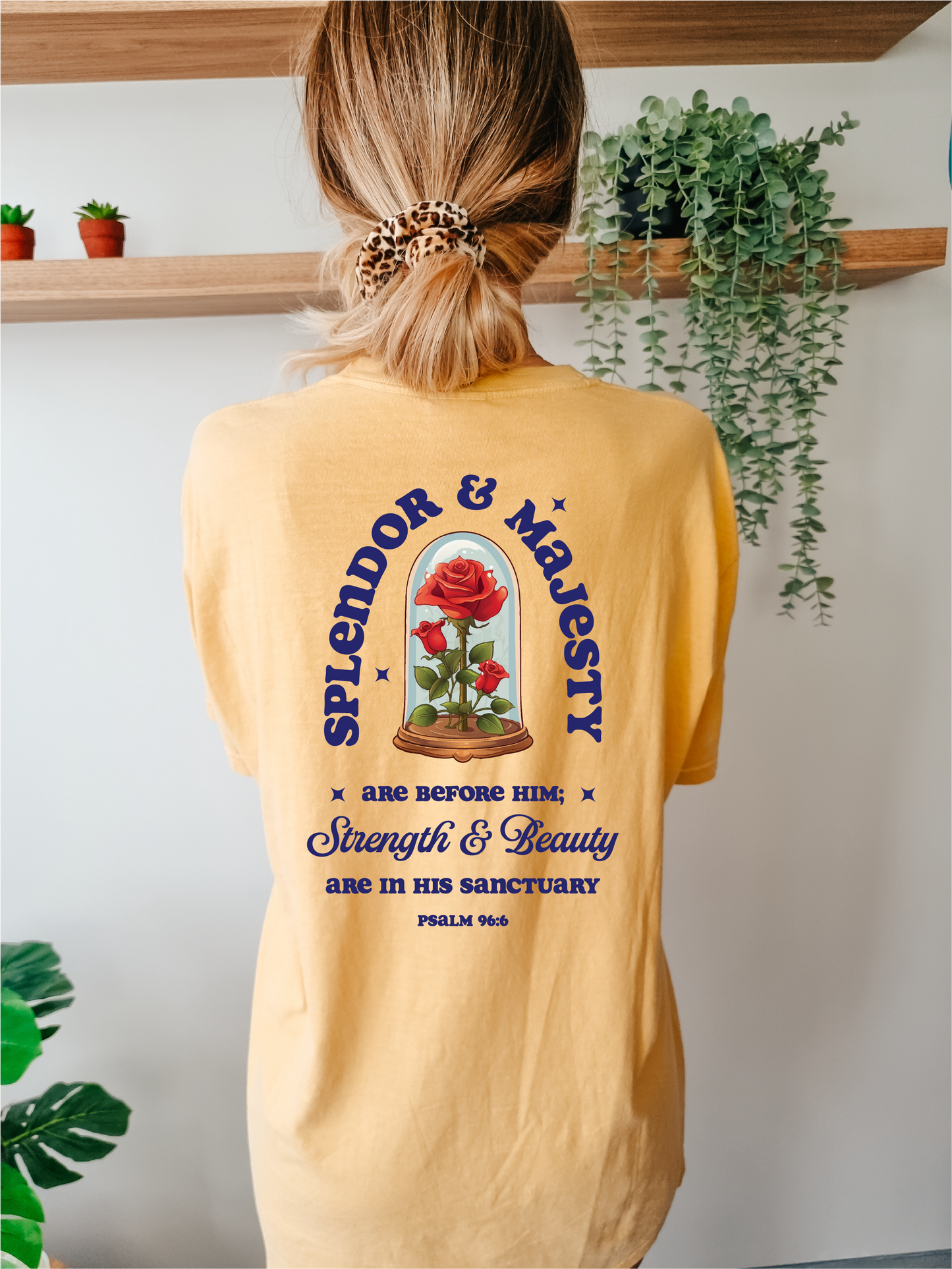 Splendor & Majesty Mustard T-shirt
