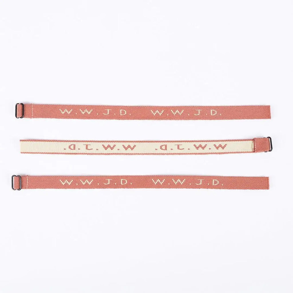 WWJD Bracelet - Terracotta - Natalia Naomi Brand