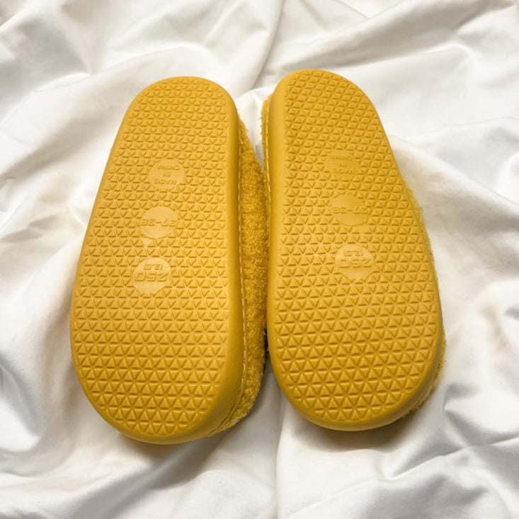 Smiley Face Slippers- Yellow
