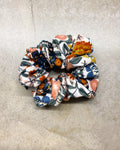 Flower Corduroy Large Scrunchie