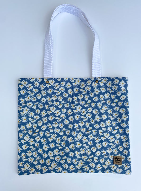 Blue Daisy Tote Bag