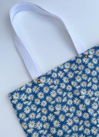 Blue Daisy Tote Bag